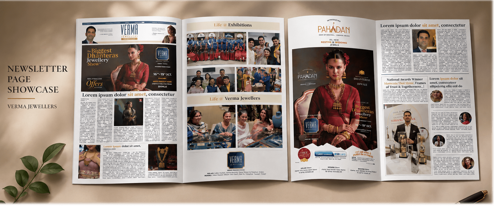 newsletter mockup
